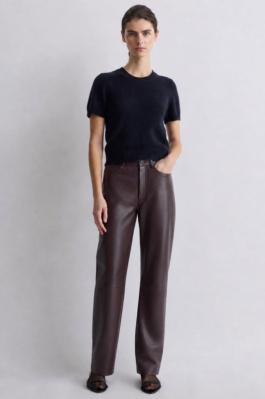 Anok Cashmere Top Midnight