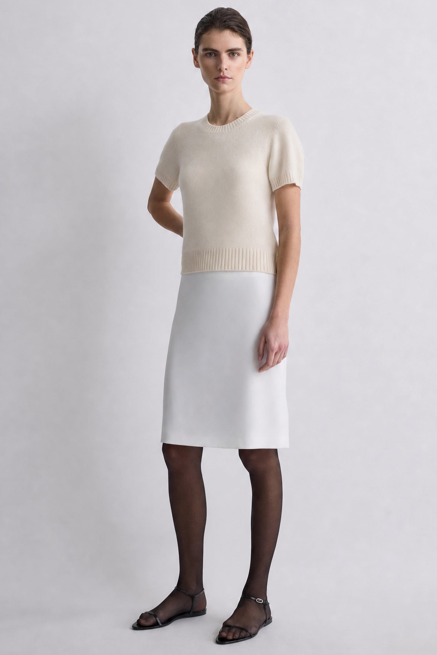 Anok Cashmere Top Crème