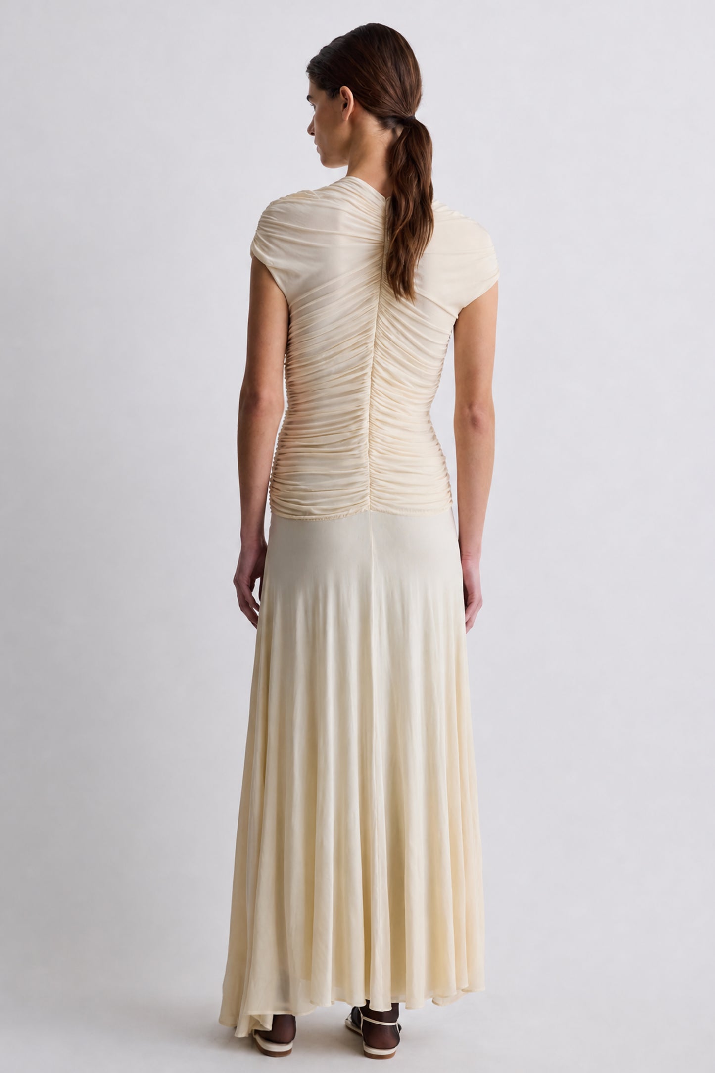 Avita Jersey Dress Pale Lemon