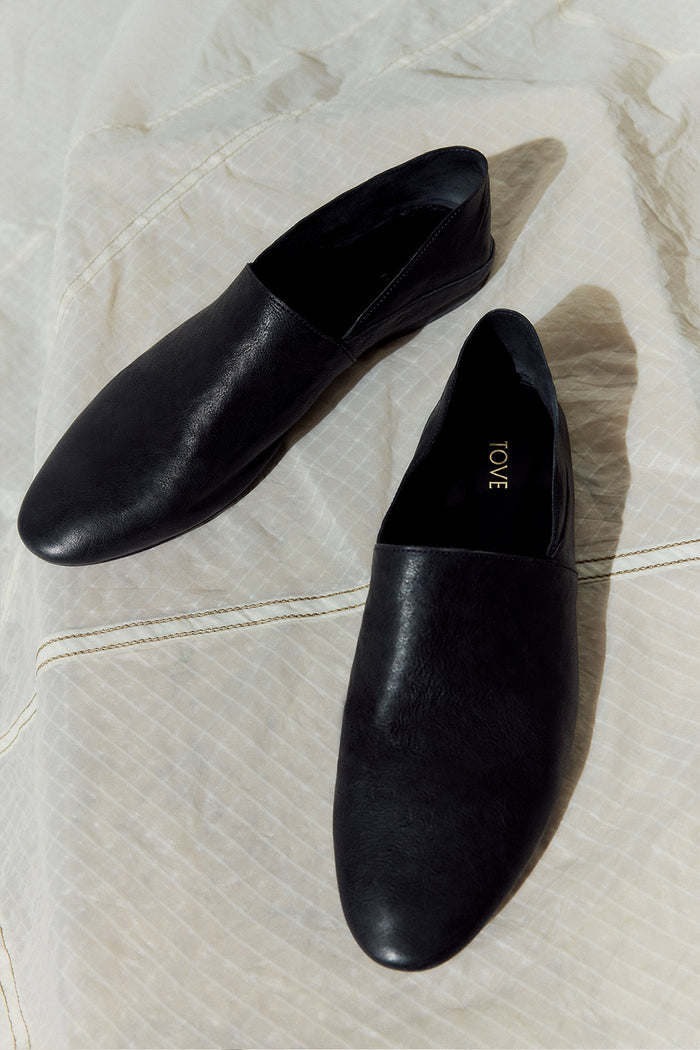 TOVE Studio Pascale Slipper Black