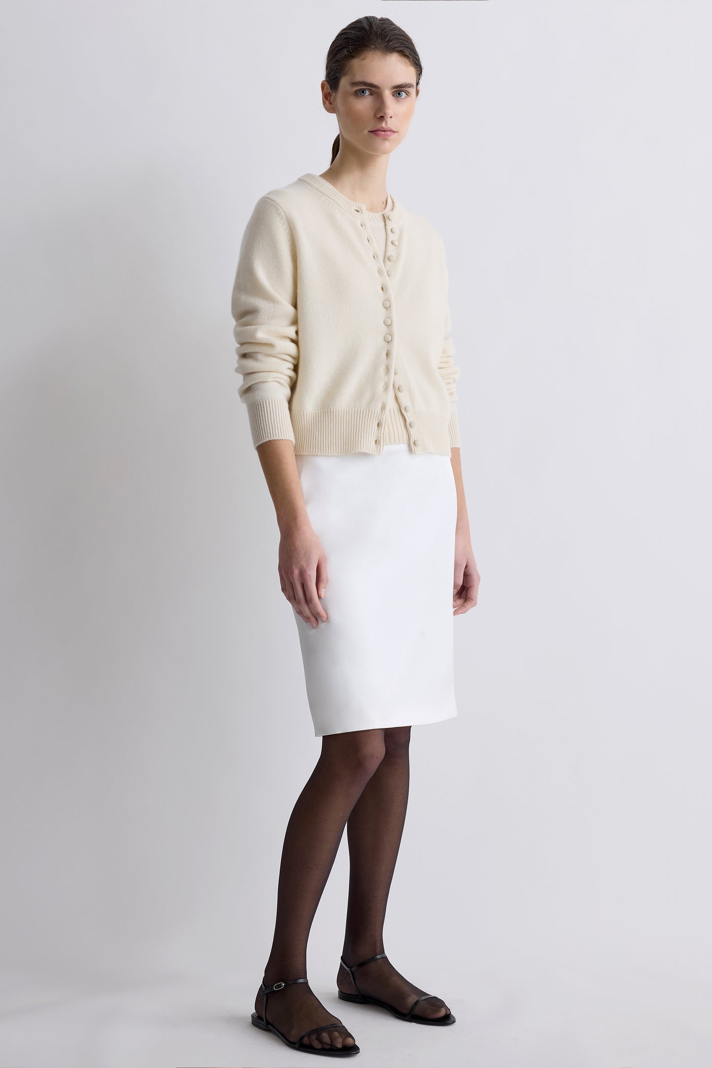 Signe Cashmere Cardigan Crème