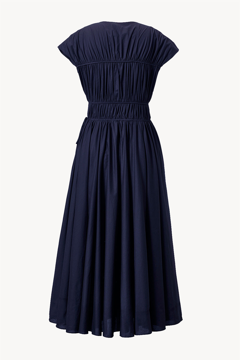 Ceres Organic Cotton Midi Dress Navy