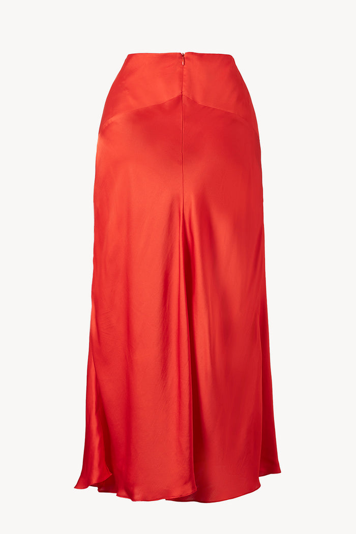 Clover Skirt Sand Washed Silk Red · TOVE Studio · Advanced Contemporary ...