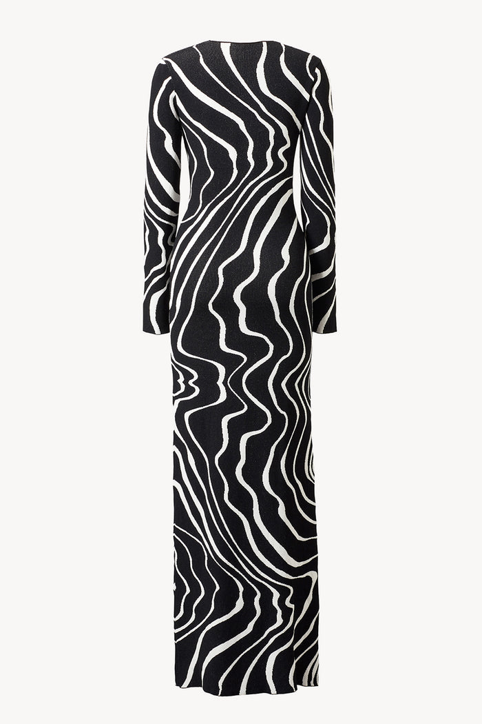 Nika Knitted Dress Black/White · TOVE Studio · Advanced Contemporary ...