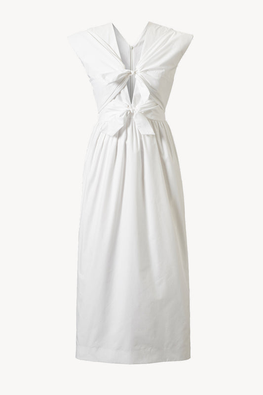 Nina Dress Organic Cotton White