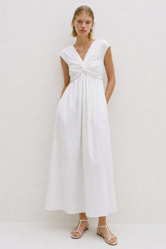 Raffelle Dress White