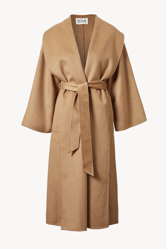 Rebeca Lambswool Coat Camel