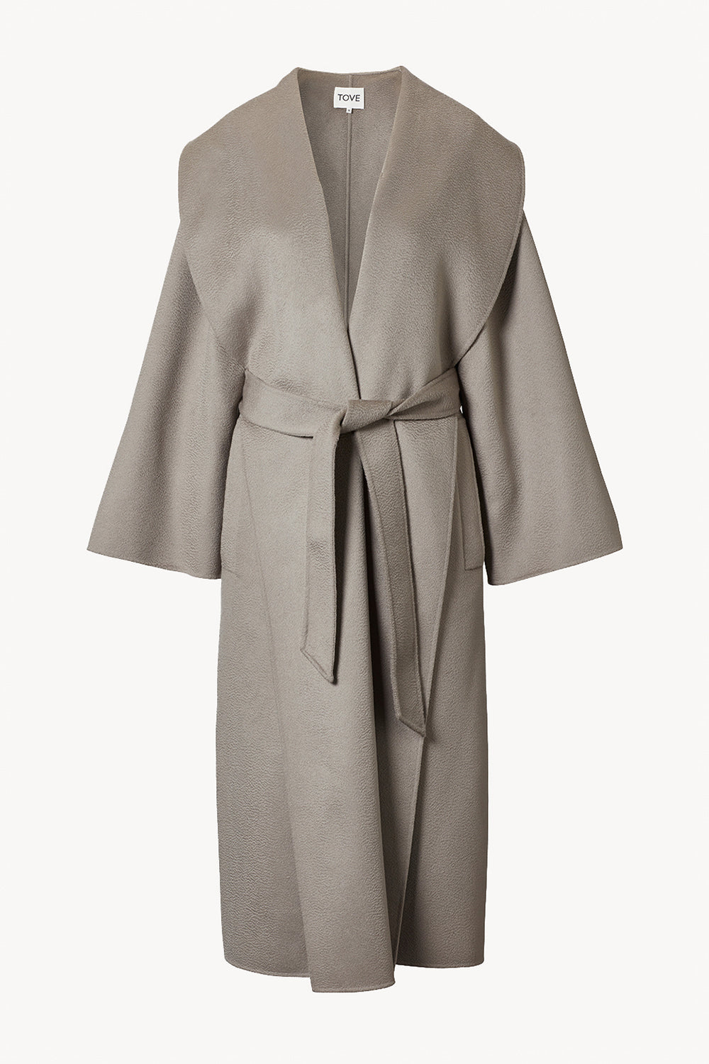 Rebeca Lambswool Coat Grey