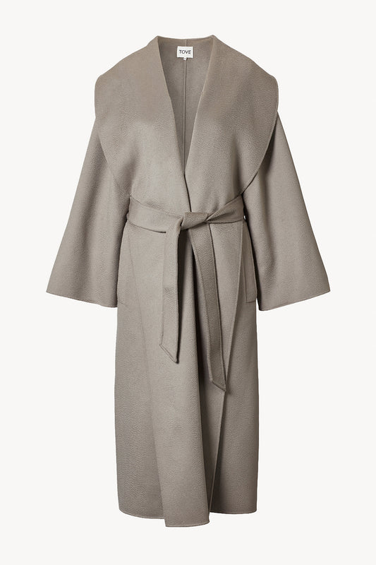 Rebeca Lambswool Coat Grey