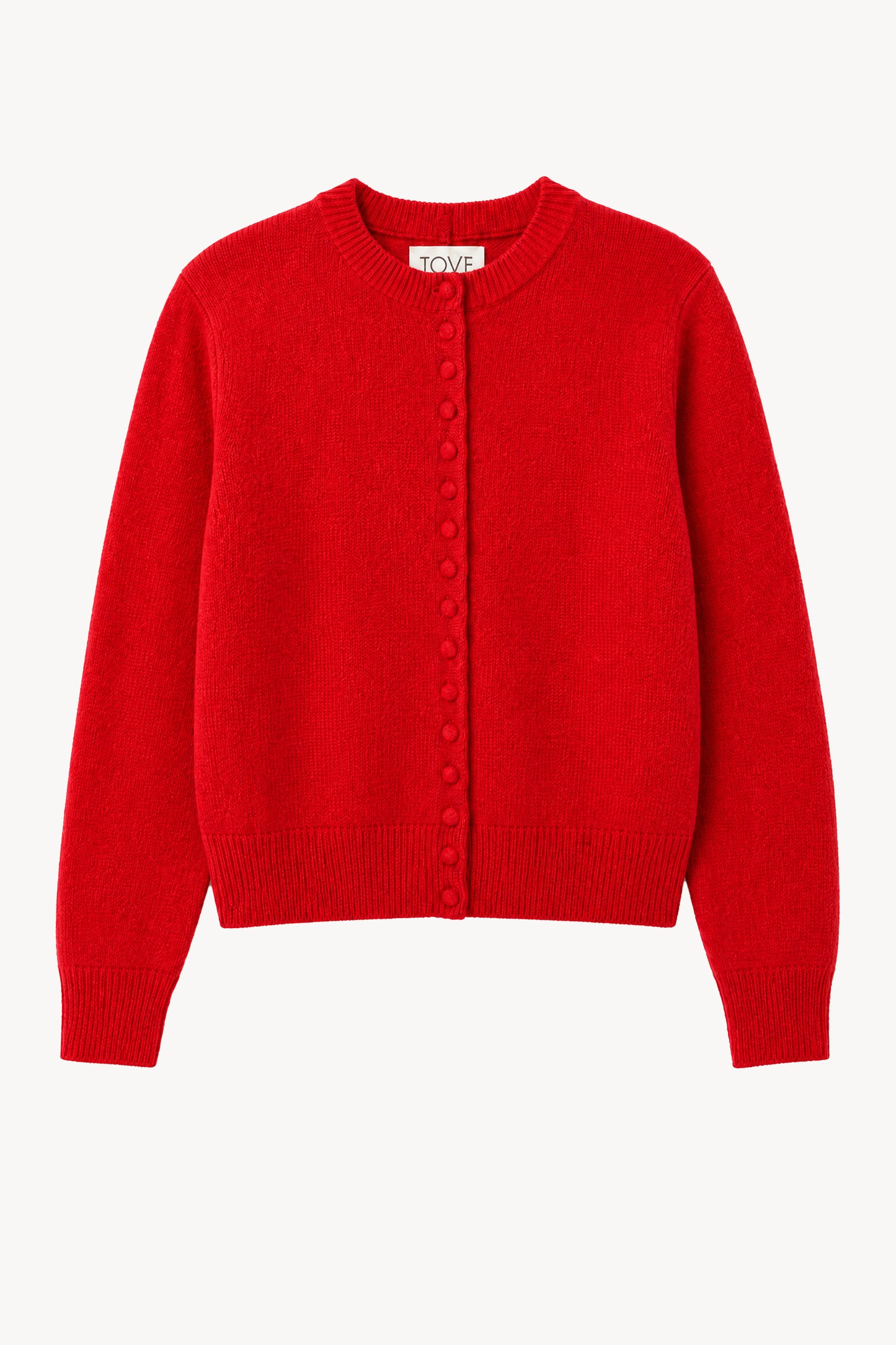 Signe Cashmere Cardigan Red
