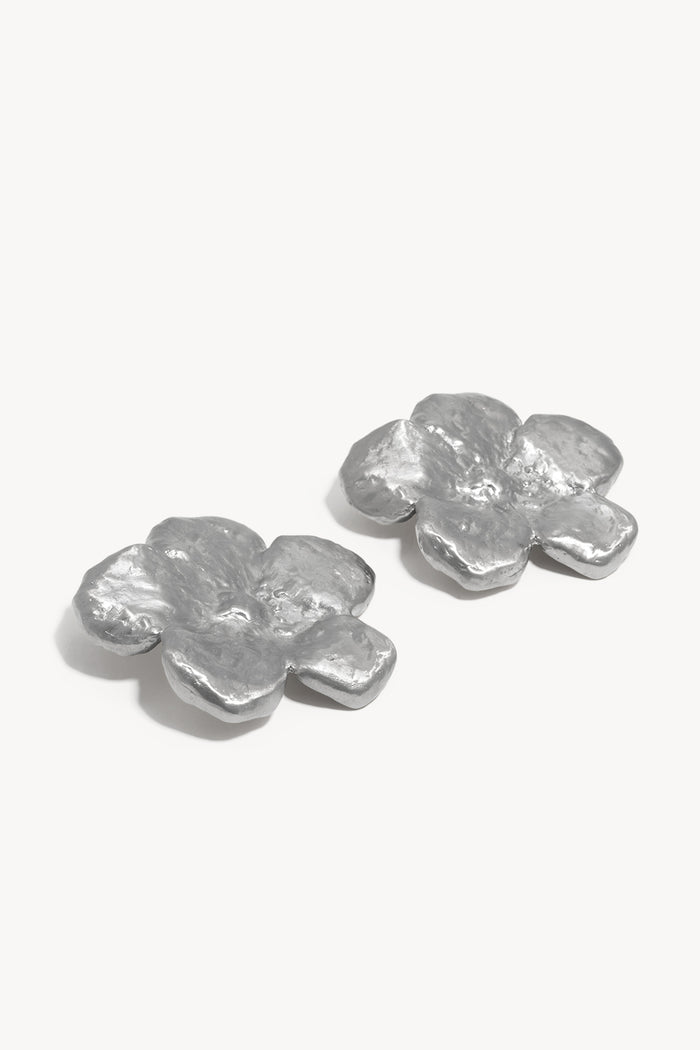 TOVE Studio Flower Earrings Silver