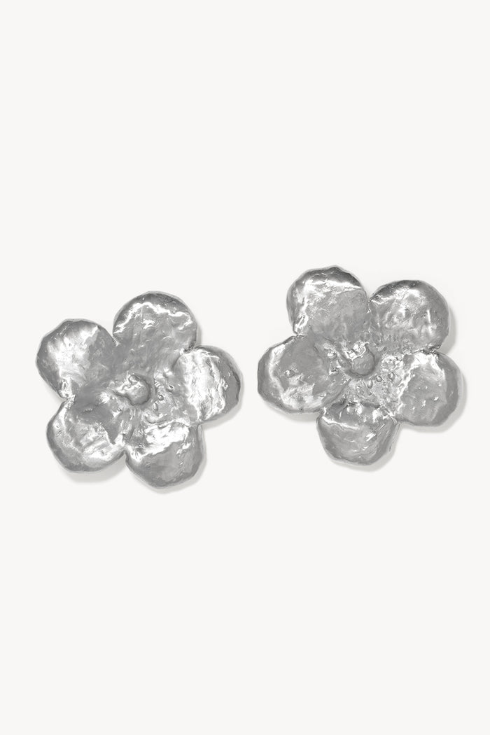 TOVE Studio Flower Earrings Silver
