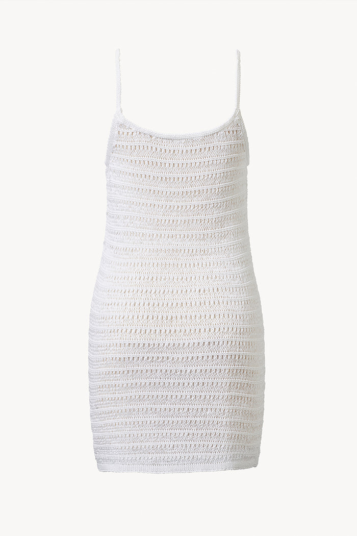 TOVE Studio Siona Knitted Dress White