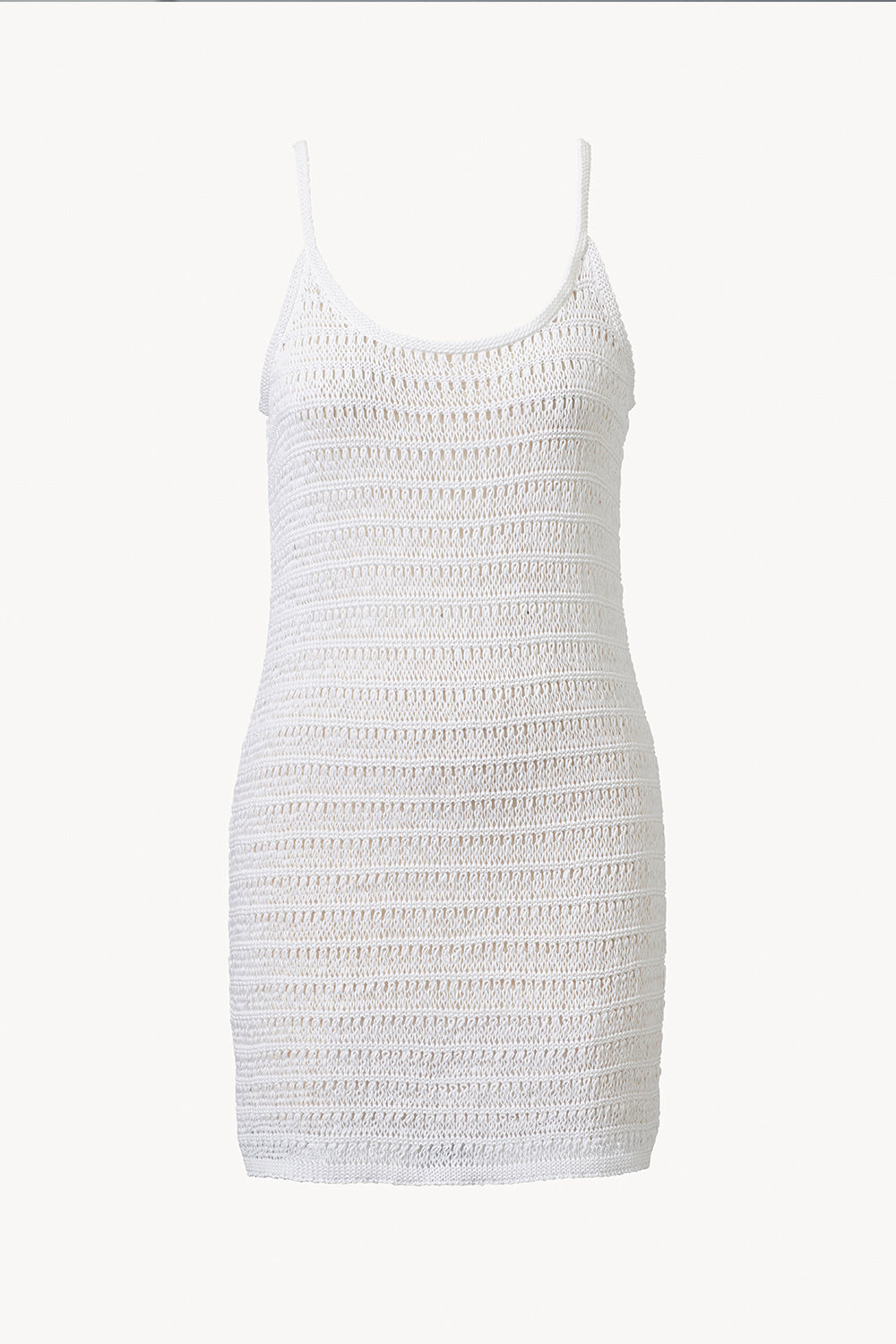 Siona Knitted Dress White