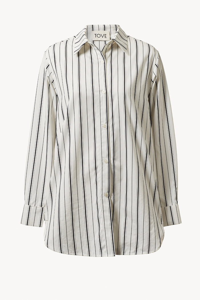 TOVE Studio Damita Shirt White Stripe