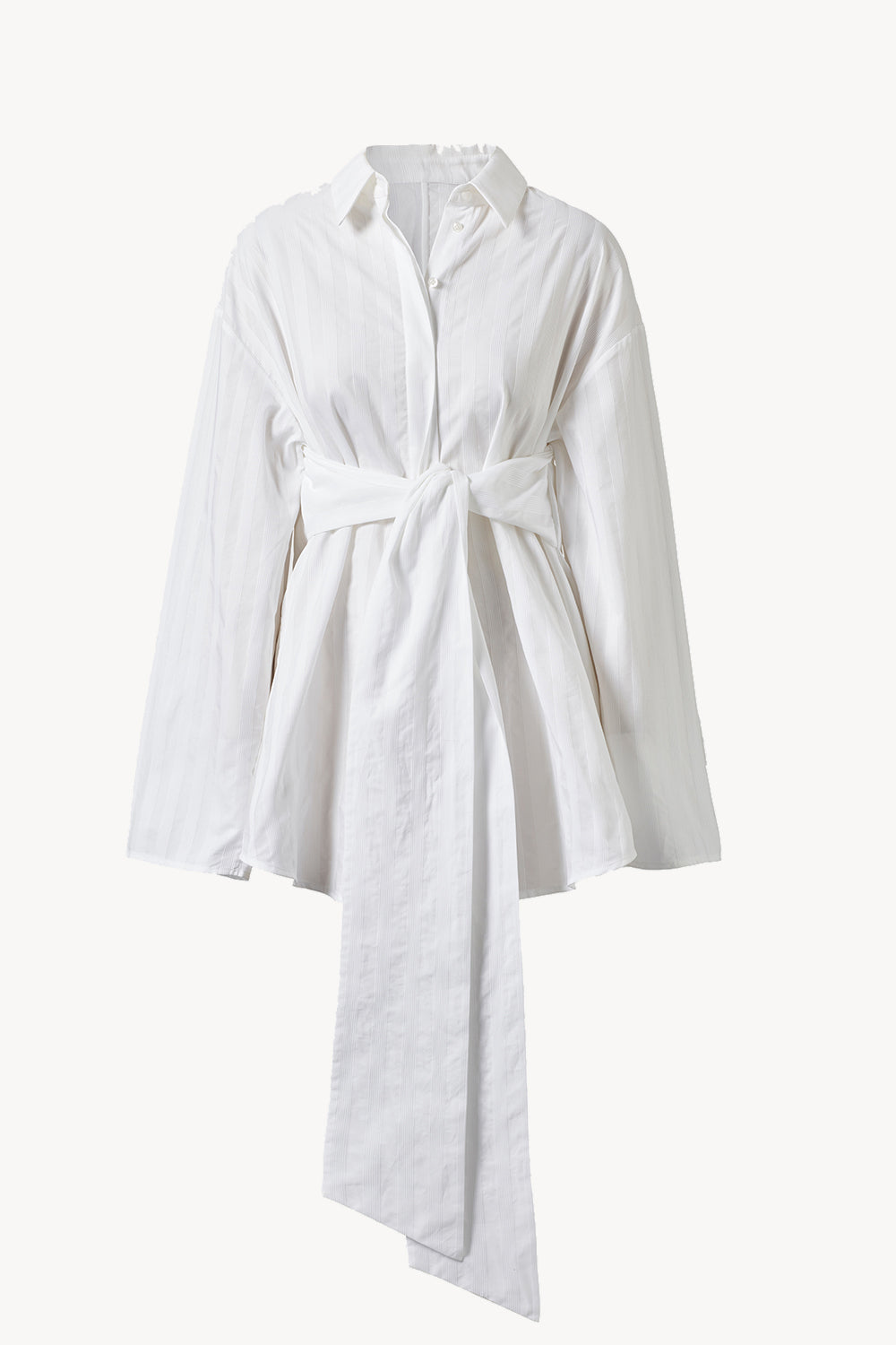 Claire Wrap Shirt White