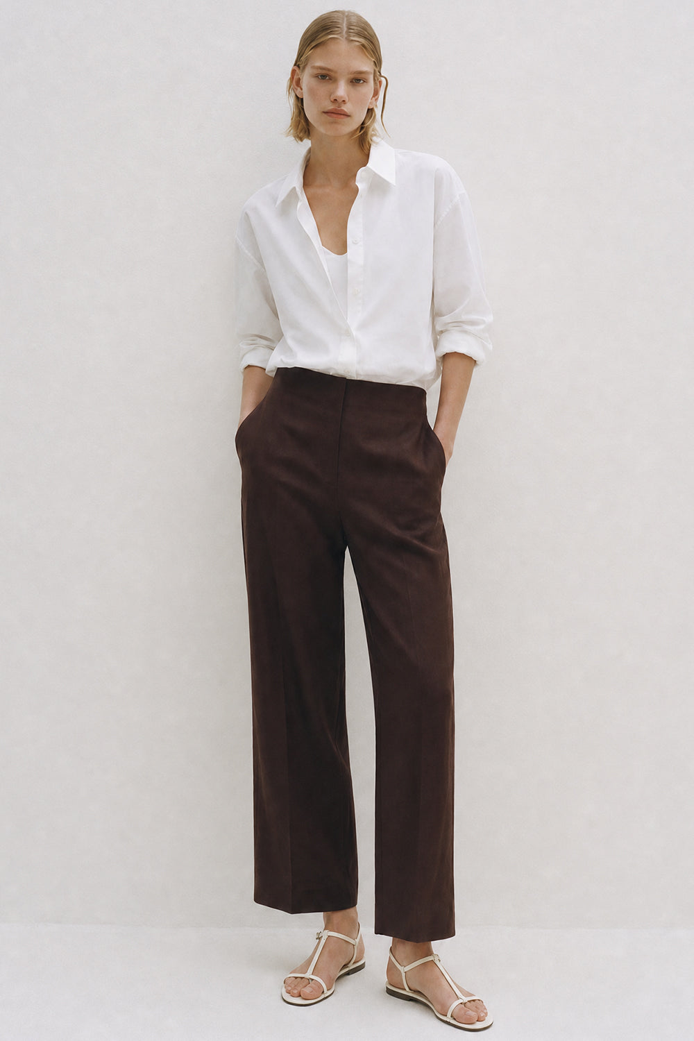 Zadie Trouser Aubergine