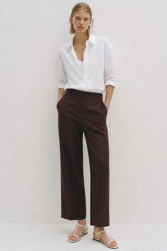 Zadie Trouser Aubergine