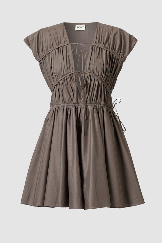 Clara Dress Khaki