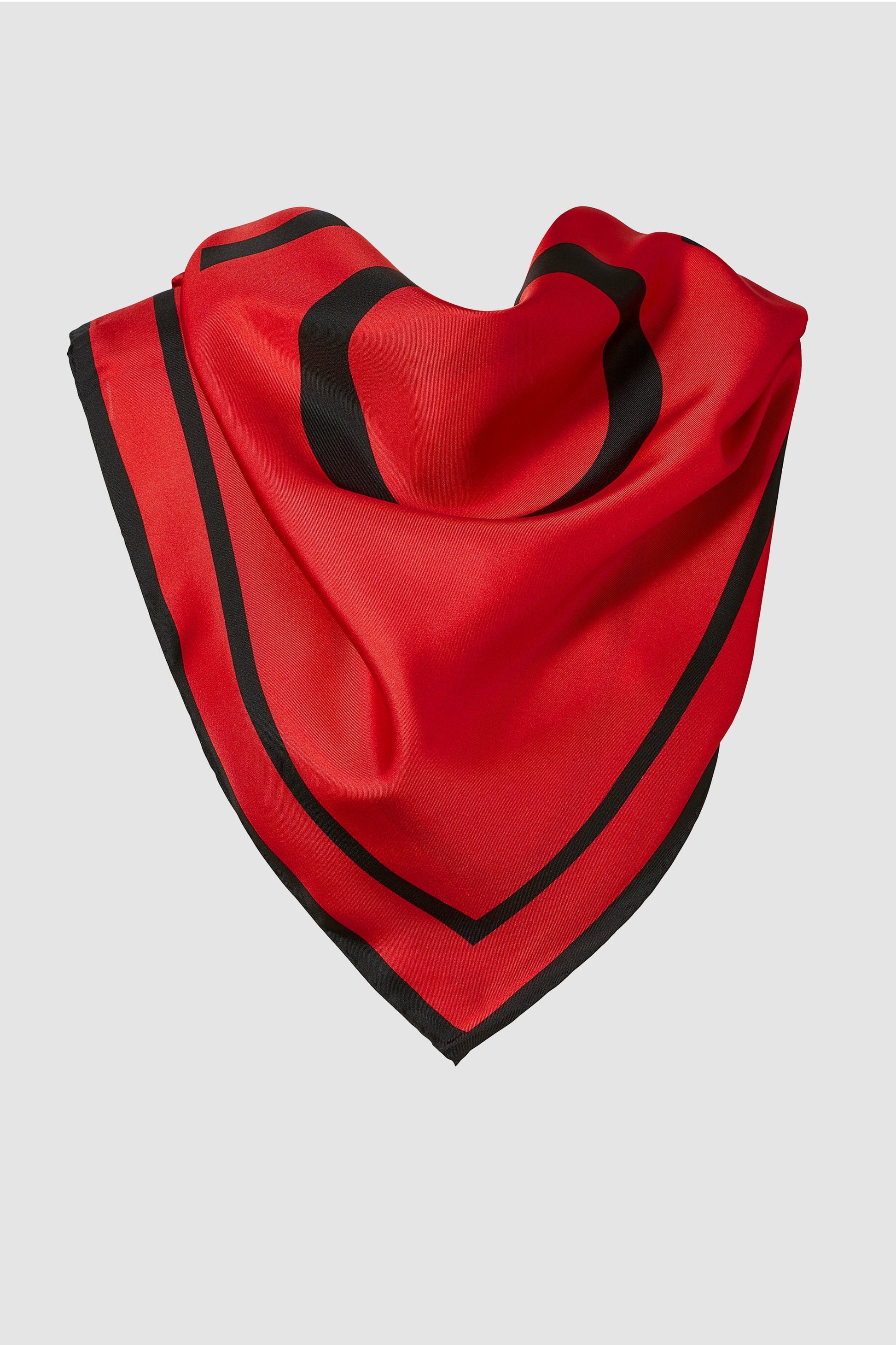 Tove Rowe Silk Scarf Carmine Red